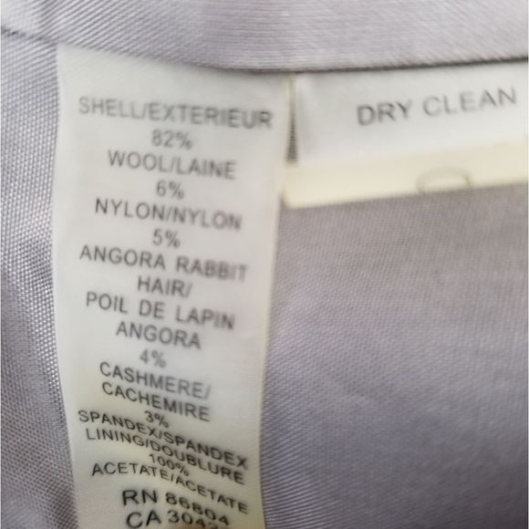 Magaschoni Collection Wool Embroidered Pencil Skirt Size 12.  0072 - Picture 5 of 7